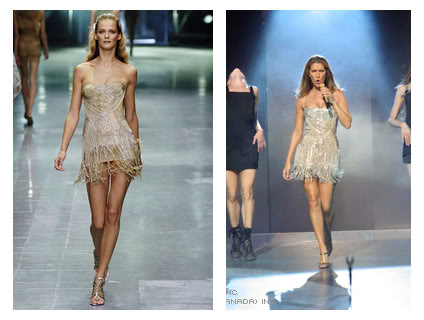 Celine Dion veste Alexander McQueen Celine Dion veste Alexander McQueen