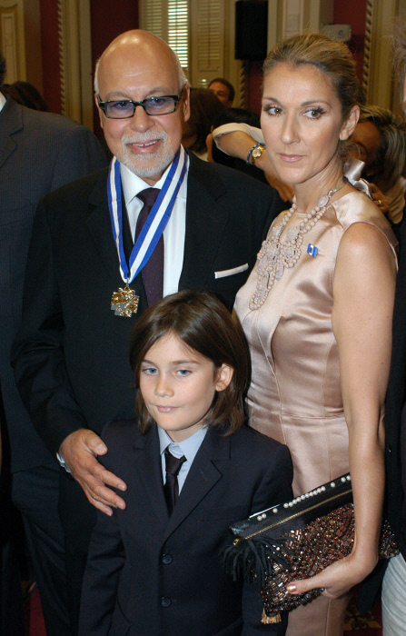 La famiglia Dion alla cerimonia dell'Ordre du Québec Rene riceve l'ordine del Quebec