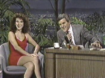 Celine Dion and Jay Leno, 1991